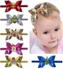 OC DW001 – nœud de cheveux pour enfants, accessoires de noël en Europe et en amérique, rose vif, nœud papillon, Band7689115