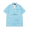 Herr t-shirts designer skjorta mens knapp upp skjortor bowling skjorta hawaii blommor skjortor män smal passar kort ärm klänning hawaiian belkis m-3xl 240301