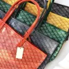 Najwyższej jakości oryginalne pojemniki luksusowe projektanci torby haftowane wzór tygrysa duża swobodna torba na zakupy torebka torebka torebka