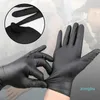 100Pcs Disposable Nitrile Gloves Anti Slip Mechanic Waterproof Latex