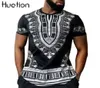 Modedesign afrikanische traditionelle bedruckte Baumwoll-Dashiki-T-Shirts für Unisex Tribal Oneck Ethnic Succunct Hippie Men Tshirt6108194