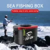 Caixa portátil eva saco de pesca dobrável tanque de água balde de pesca caixa de peixe vivo acampamento viagem recipiente de água equipamento saco de armazenamento