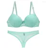 Soutien-gorge Ensembles 2024 Soutien-gorge sexy Push Up Dentelle Lingerie 34/75 36/80 38/85 40/90 42/95 BCDE Cup Blanc Rose Bleu Kaki Vert Violet Sous-vêtements