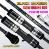 Lurekiller Fuji Alconite Rings Canne à pêche lente Black Dragon 632 Spinning/Casting Solid Hi Power Cross Carbon Ocean Boat Rod