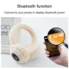 Headphone/Headset Headphones Plush Faux Rabbit Fur Wireless Usb Cute Plush 2023 Warm Ear Muffs Velvet Winter Outdoor Headsets New