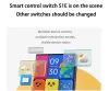 Controllo Aqara Smart Switch S1E Touch Control 4 "Full LED Timer Calendario Statistiche di alimentazione Impostazione scena Remoto per Homekit Aqara APP