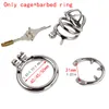 Stainless Stee Chastity Cage for Men Steel Chastity Devices Cock Cage Male Chastity Belts Penis Cage barbed ring Sex Toy for Men (3 Rings), Lock and 2 Keys Included.