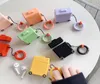 AirPods Case Moda Moda Sevimli Bavul Bagaj Bagaj Kılıfı Apple Airpods için 2 Kulaklık Koruyucu Kapak Parmak Strap2736986