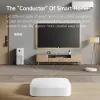 السيطرة على النسخة الصينية Xiaomi Smart Home Hub 2 Zigbee 3.0 ذكي متعدد الوضع بوابة بوابة WiFi 5ghz 2.4 جيجا هرتز Mijia Mihome