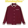 Monday Flow Spring Winter Golf Mens Jacket Button Collar Baseball Clothes Casual Sports Top 240228