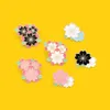 Ny Creative Cartoon Cherry Blossom Series Design Brooch mångsidig bakad färgmärke