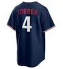 2024 Custom S-4XL Lewis Baseball Jerseys Byron Buxton Luis Arraez Miranda Carlos Correa Max Kepler Sanchez Minesota GORDON JORGE POLANCO Twins SANO Hommes Femmes Jeunes