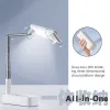 Halterungen Foadable Telefonhalter Selfie Ringlicht Mini Schreibtisch LED Fülllichter 32005500K mit Batterie für YouTube TikTok Vlogger Live Show