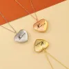 Hot selling DIY color printed necklace, personalized love pendant necklace, Valentine's Day creative gift, collarbone chain