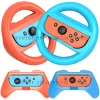 Wheels New 4 In 1 Nintend Switch Joycon Handle Grip Joycon Stand Steering Wheel Controller for Nintendo Switch / OLED Game Accessories