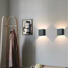 Lampada da parete a LED luce per interni camera da letto illuminazione da comodino decorazione in alluminio per la casa 6W/12W soggiorno moderno nordico