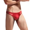 Mutande da uomo sexy slip bikini lucido U sacchetto convesso intimo ultra-sottile posteriore trasparente comodo vita bassa mutandine traspiranti