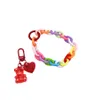 Mobile Phone Lanyard Short Style Wrist Rope Girl Heart Hanging Ornament Portable Anti-loss Schoolbag Key Chain Multi-purpose