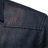 Aiopeson marka elastyczna bawełniana koszula dżinsowa Mężczyźni Koszule Kowboju Kowboj