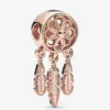 S925 sterling silver smycken diy pärlor passar europeiska original armband stil rosguld kvinnor armbandcollier charm