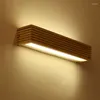 Wandleuchte Nordic Massivholz LED Badezimmerspiegel Lichter Wohnzimmer Studie Nachttisch Innenbeleuchtung Home Decor Leuchte