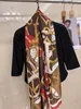 Foulard en soie Designers Femmes Hommes Châle Pashmina Écharpe de luxe Top Marque L Lettre Mode Écharpe de printemps Classique motif monogramme complet longue écharpe anneau sciarpa 180 * 90 cm