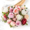 Artificial Rose Flowers Bulk, 1.57" Small Silk Fake Roses Flower Heads for Decoration, Crafts, Wedding Centerpieces Bridal Shower Party Home Decor