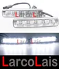 2x5 LED High Power 10W 12V DRL Vit bil Auto Head Lights Dayime Running Light Fog Light Lamp8755790