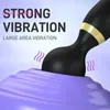 Nouveau gros femelle 20 fréquence g-spot clitoris masturbation bâton de massage double baguette vibrateur jouets sexuels pour les femmes