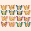 Pendenti e ciondoli 10 pz 13 18mm Smalto Colorato Farfalla Per Orecchini Bracciale Collana Pendenti Fai Da Te Creazione di Gioielli Accessori All'ingrosso