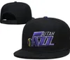 UTAH''JAZZ''Ball Caps 2023-24 Unisex-Baseballkappe Snapback-Hut Finals Champions Locker Room 9FIFTY Sonnenhut Stickerei Frühling Sommerkappe Großhandel Mützen