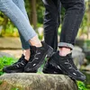 Hombres Mujeres Zapatillas deportivas para correr Confort con cordones Gris Negro Azul Zapatos para hombre Zapatillas deportivas para mujer Zapatillas deportivas Tamaño 36-46 GAI