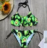 Entertainment Sport 039s Due costumi da bagnoDue pezzi 5 14 anni Costume da bagno per ragazze Bambini Set bikini tropicale con balze floreali Teena2971794