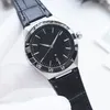 Luksusowe markowe mechaniczne zegarki damskie Designer klasyczne zegarki ceramiczne ramki gwiazdy emblemat Logo skórzany pasek 41 mm