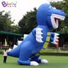 6mH (20 Fuß) Outdoor Riesenwerbung aufblasbare tierische Dinosaurier -Cartoon -Dinosauriercharakter für Event Party Zoo Dekoration mit Luftgebläsespielzeug Sportarten