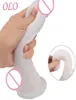 OLO Super Soft Dildo Erotic Realistic Dildo Simulation Fake Penis Sex Toys for Woman Female Masturbation Y04082035506