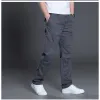 Pants Free shipping Autumn Men Pants Casual Cotton Long Pants Straight Joggers Homme Plus Size 5XL 6xl Flat Trousers for Men Clothing