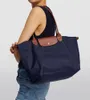 Bolsas de Ombro Bolinhos Sacos de Nylon Bolsa de Ombro Commuter Grande Capacidade Totes Bolsa de Armazenamento Dobrável Mulheres Meninas Leve Peso Viagem Compras Bolsa Barata 2507