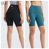 VUI-006 Women Sports Yoga Shorts Fitness High midja Slim Snabbt torrt andningsbar Hög Elasticitet Yoga Pants