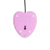 Мыши проводной алмазный дизайн мини -дизайн сердца мыши милый розовый 3D компьютерный мыши 1000 DPI USB Optical Naptop Mause for Girl Женщина подарок