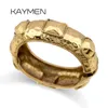 Kaymen marka mody vintage bransoletka Bransoletka Brzeczycielka METAL MEATAL BRANDELY JEED DAMEN GIRLS ANTIKE GOLD PLATED 240228