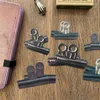 Hediye sargısı 12pcs Vintage çok yönlü metal klip çıkartması DIY scrapbooking hurda dergi taban kolaj antika tn dekorasyon