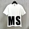 Designer MSGM Hommes T-shirts Femmes Designer C1 MSGM T-shirts Cotons Tops Homme Chemise décontractée Vêtements de luxe Street Shorts Manches Vêtements CHD2403012-12