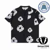 T-shirts pour hommes T-shirt Polo Designer Denim Style Brangdy Graffiti Print Shirts Kapok Imprimé Summer Casual Wear Wholesale 2 Pièces Discus GG7H