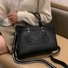 Designer-Handtasche, Damen-Schulter-Umhängetasche, modische Einkaufstasche, luxuriöse Handtasche mit großem Fassungsvermögen, klassische Einkaufshandtasche mit Echtheitszertifikat in Schwarz