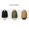 Hoodies masculinos de alta qualidade moletom com capuz outono casual algodão manga longa oversized bolso pullovers leve estiramento