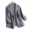 Kvinnors kostymer Chic Lady Blazer Business Women Jacka mjukt tyg slitage