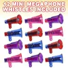 12 PCS Glitter Megaphone Whistle Fun Party Noisemaker Toys Kids Party Favors Pinata Fillers Souvenir Sound Maker Carnival 240301
