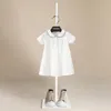 Robes pour filles, tenue décontractée, mode princesse, Costumes doux, mignons, Style collège, tenues pour bébés de 1 à 6 ans, 2024