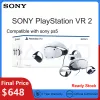 Devices Sony PlayStation VR2 Virtual Reality PS VR2 Headset 3D VR Glasses Communicate with PS5 Playstation 5 Sony PS5 PS VR Console